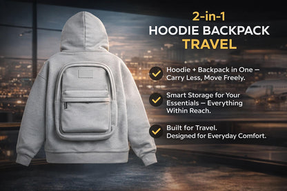 Built-In Backpack Hoodie